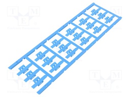 Markers for cables and wires; snap fastener