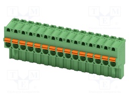 PCB connector, nominal cross section: 2.5 mm?, color: green,