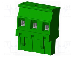 Connector: pluggable terminal block; plug; female; angled 90°