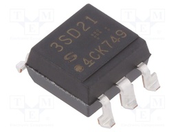 Optotriac; 5kV; zero voltage crossing driver; Gull wing 6