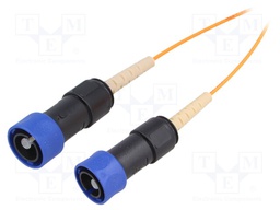 Connector: fiber optic; patchcord; PIN: 1; bayonet; Buccaneer 4000