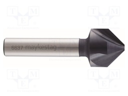 Countersink; cemented carbide; Mounting: rod 8mm; 12.4mm