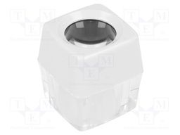 Desk magnifier; Mag: x8; Lens diam: 24mm; Mat: plastic