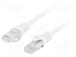 Patch cord; RJ45 plug,both sides; U/UTP; 6; stranded; Cu; LSZH