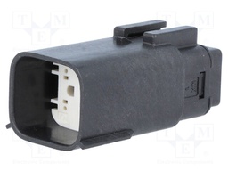 Connector: automotive; MX150L; plug; male; 16AWG÷14AWG; PIN: 6; IP67