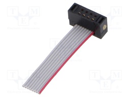 Ribbon cable with IDC connectors; Tape ph: 0.64mm; 25.4mm