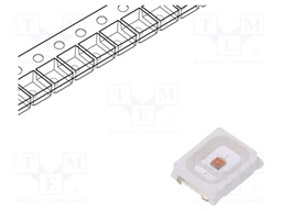 LED; SMD; 2835,PLCC2; yellow; 14÷24lm; 2.8x3.5x0.8mm; 120°; 150mA