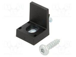 Angle bracket; for profiles; W: 25mm; H: 32mm; L: 25mm; steel