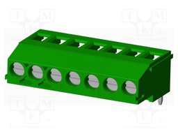Connector: PCB terminal block; terminal; Plating: tinned; on PCBs