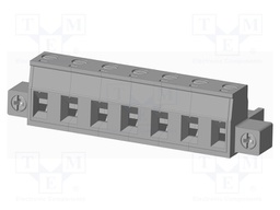 Connector: pluggable terminal block; plug; female; straight; grey