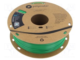 Filament: PET-G; 1.75mm; green; 230÷240°C; 1kg; Table temp: 70÷80°C