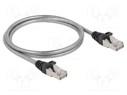 Patch cord; U/FTP; Cat: 6a; RJ45 plug,both sides; Cu; 1m; LSZH