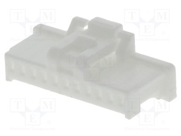 Plug; wire-board; female; Pico-Clasp; 1mm; PIN: 11; w/o contacts