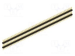 Connector: pin strips; pin header; male; PIN: 50; 2mm; THT; 1x50