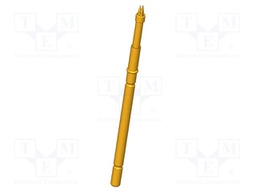 Test needle; Operational spring compression: 4mm; 5A; Ø: 1.6mm