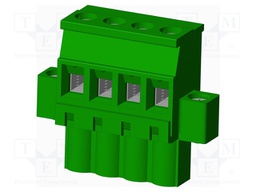 Connector: pluggable terminal block; plug; female; angled 90°
