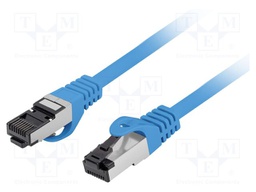 Patch cord; RJ45 plug,both sides; S/FTP; Cat 8.1; stranded; Cu