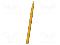 Test needle; Operational spring compression: 4mm; 5A; Ø: 1.3mm