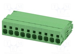 PCB connector, nominal cross section: 6 mm?, color: green, n