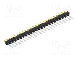 Connector: pin strips; pin header; male; PIN: 24; 2.54mm; SMT; 1x24