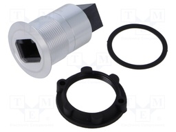 Adapter; for panel mounting,rear side nut; Thread: M22; 1÷10mm