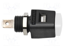 Laboratory clamp; white; 70VDC; 16A; Contacts: nickel; -25÷90°C