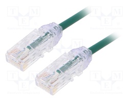 Patch cord; TX6-28™,U/UTP; 6; stranded; Cu; LSZH; green; Len: 1m