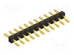 Connector: pin strips; pin header; male; PIN: 11; 2.54mm; SMT; 1x11