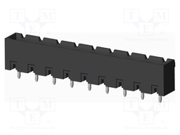 Connector: pluggable terminal block; socket; male; on PCBs