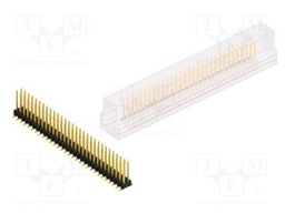 Connector: pin strips; pin header; male; PIN: 60; 2.54mm; SMT; 2x30