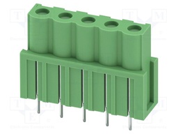 PCB headers, nominal cross section: 2.5 mm?, color: green, n