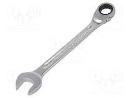 Wrench; combination spanner; 22mm; chromium plated steel