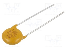 Varistor: zinc-oxide; THT; 250VAC; 320VDC; 390V; 2.5kA; 60J; 400mW
