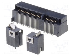 Connector: PCI Express mini; horizontal; SMT; gold-plated; PIN: 52