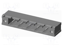 Connector: pluggable terminal block; socket; male; on PCBs