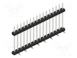 Connector: pin strips; pin header; male; PIN: 16; 2mm; SMT; 1x16