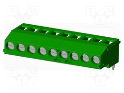 Connector: PCB terminal block; terminal; Plating: tinned; on PCBs
