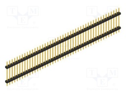 Connector: pin strips; pin header; male; PIN: 45; 2mm; THT; 1x45