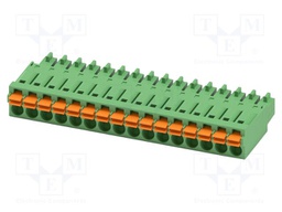 PCB connector, nominal cross section: 1.5 mm?, color: green,