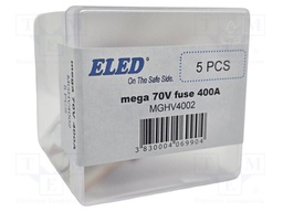 Fuse: fuse; 400A; 70VDC; automotive; 68mm; M8 screw; 68x16x10.5mm