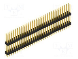 Connector: pin strips; pin header; male; PIN: 68; 2.54mm; THT; 2x34