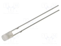 LED; blue; 3mm; 220mcd; 140°; Front: flat; 2.9÷3.4VDC; No.of term: 2