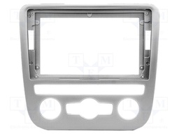 Radio frame; VW; silver; 9"
