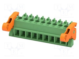 PCB connector, nominal cross section: 1.5 mm2, color: green,