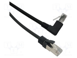 Patch cord; F/UTP; Cat: 6; RJ45 plug,RJ45 up angled plug; Cu; 7.5m