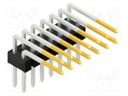 Connector: pin strips; pin header; male; PIN: 14; 2.54mm; THT; 2x7