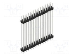 Connector: pin strips; pin header; male; PIN: 36; 2.54mm; THT; 2x18