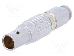 Connector: circular; Series: 0B; plug; male; soldering; for cable
