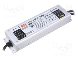 Power supply: switched-mode; LED; 240.1W; 172÷343VDC; 700mA; IP67