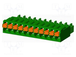 Connector: pluggable terminal block; plug; female; straight; 5.5A